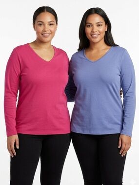 15 L.L.Bean Cotton Long Sleeve Tops Bundle Size S | Cozy Classics| Preppy Layers